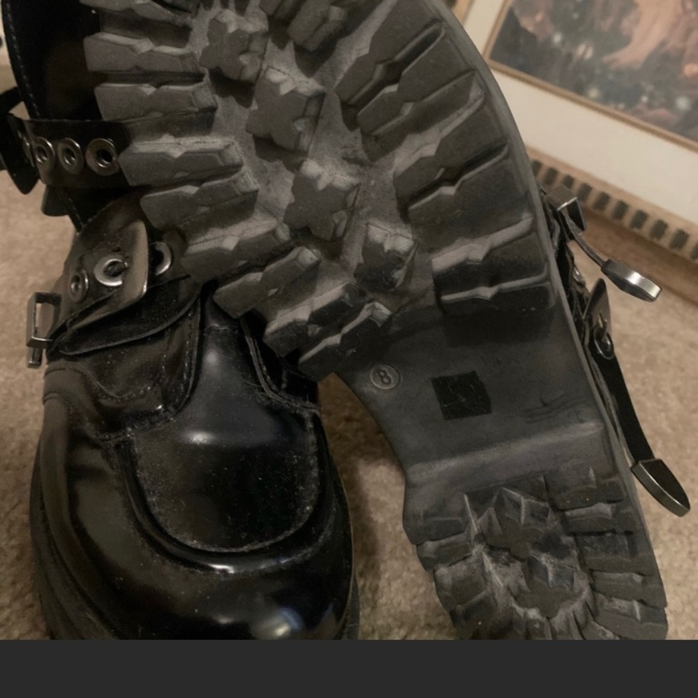 Wild Diva patent boot Sz 8 - Picture 3 of 3